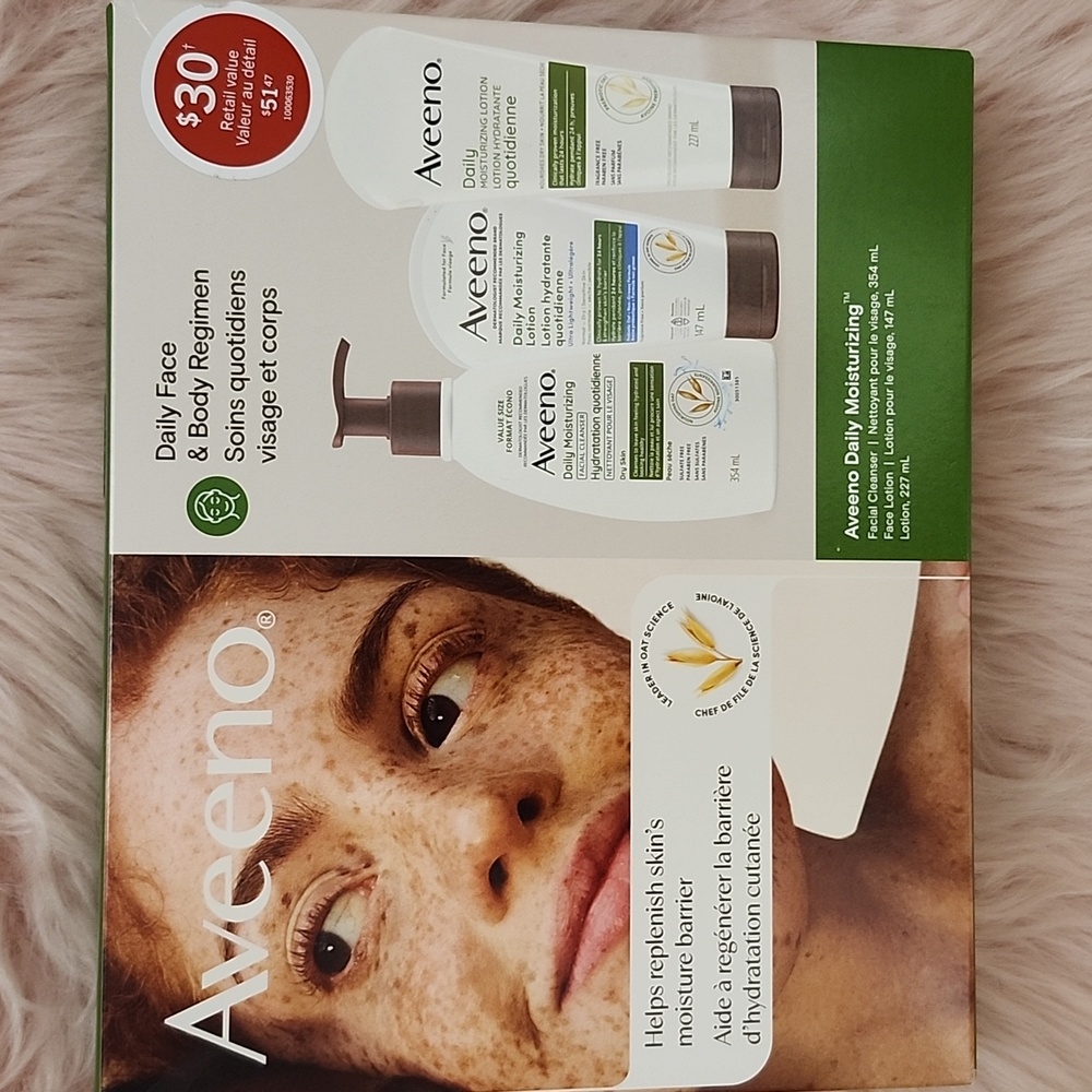 Brand New AVEENO DAILY FACE & BODY REGIMEN
